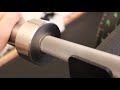 a close look at the rep stainless steel deep knurl power bar ex