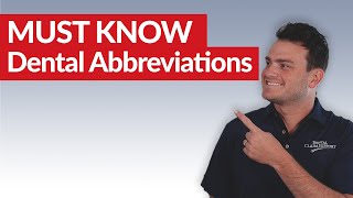 11 Dental Abbreviations #short - Dental Practice Must Know!