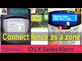 How to turn your electric fence on and off from your IDS X64 alarm system