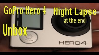 GoPro 4 Silver Edition - Just Got One - Unbox and Night Lapse