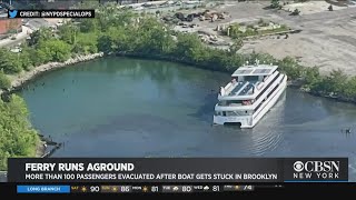 More Than 100 Passengers Evacuated After Ferry Gets Stuck In Brooklyn