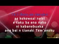 Te i-Beru au tangira_Karaoke