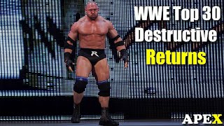 WWE Top 30 Destructive Returns That Left No One Standing
