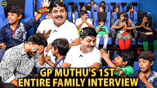 Anchor-ரை பேச விடாமல் தாவிகிட்டே இருந்த GP Muthu மகன் 😂 - 1st Ever Entire Family Interview