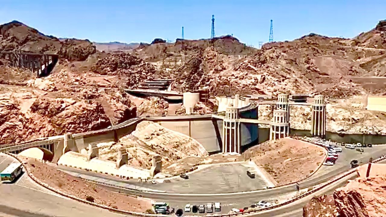 Hoover Dam LOW WATER LEVEL MEMORIAL DAY 2017 - YouTube