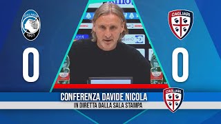 CONFERENZA NICOLA post ATALANTA-CAGLIARI 0-0 | LE PAROLE DI NICOLA 15/2