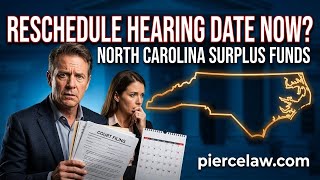 How do I confirm a new hearing date for a continuance? | NC