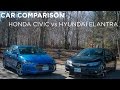 Car Comparison | Honda Civic vs Hyundai Elantra | Driving.ca