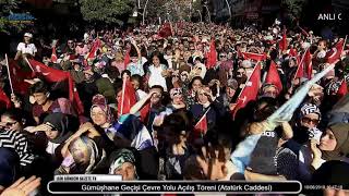 Cumhurbaşkanı Recep Tayyip ERDOĞAN Gümüşhane Geçişi Çevre Yolu Açılış Töreni (Atatürk Caddesi)