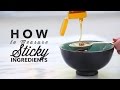 How to Measure Sticky Ingredients // Tip Tuesday with Angel Wong