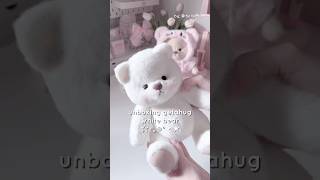 unboxing getahug teddy bear!! #unboxing #kpop #kawaii #cutecore #cute #toy #getahug #pinterest #fypシ