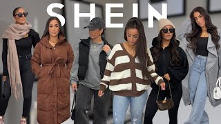 SHEIN FALL/WINTER TRY ON HAUL🌨️🍂 affordable must haves this season, coats, jeans, sweaters + more