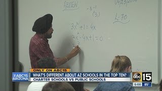 What's different about Arizona schools in the top 10