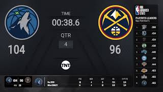 Timberwolves @ Nuggets Game 1 | #NBAplayoffs presented by Google Pixel Live Scoreboard