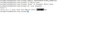 Compile Java File Using Command Prompt in Unix