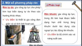 BÀI 7 : PHƯƠNG PHÁP GIA CÔNG KHÔNG PHOI