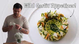 The Perfect Wild Garlic & Cashew Appetizer! Fine Dining Vegan Dish