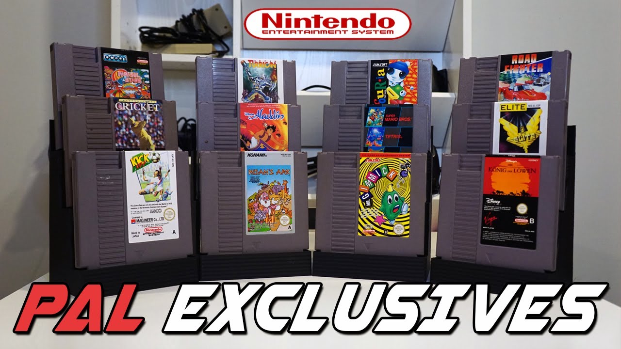 NES Games That Were Exclusive To PAL Regions (Europe & Australia) - YouTube