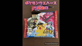 【お菓子】ポケモンウエハースチョコ　シール　アニポケ　六英雄　開封63