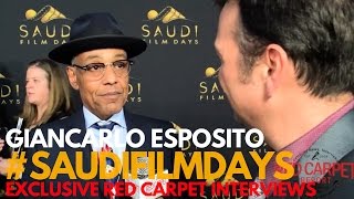 Giancarlo Esposito interviewed at Saudi Film Days World Premiere & Gala #SaudiFilmDays #WeAskMore
