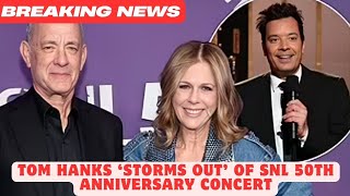 Tom Hanks ‘storms out’ of SNL 50th anniversary concert ||