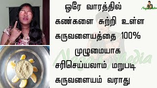 அழகை கெடுக்கும் கருவளையத்தை ஒரே வாரத்தில் சரிசெய்யலாம்  - How to remove dark circles | Nagas Media