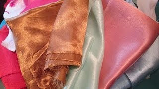 ЖЕЛАТИНИМ  ТКАНЬ  для цветоделия /Firming Up Fabrics with Gelatine.