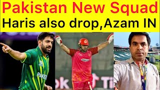 LIVE BREAKING Pakistan team New Squad for Afghanistan Series | Haris, Rizwan, Babar on Rest