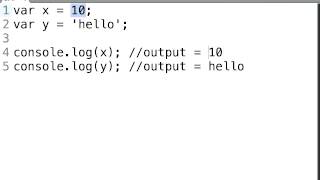 JavaScript : How To Declare a Variable