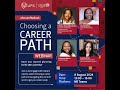 Choosing a Career Path Webinar |  Ft. Sanet Solomon, Reabetswe Mabine,  Prof Neneh, Sibahle Mabaso