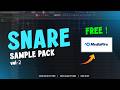 Free Snare Sample Pack V2 | Snare Sample Pack | Snare Kit | Free Samples