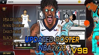 updated roster nba2k20 to nba2k23 | A11 12 \u0026 13 | direct install v98