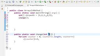 Java Programming - 32 - Arrays in Methods
