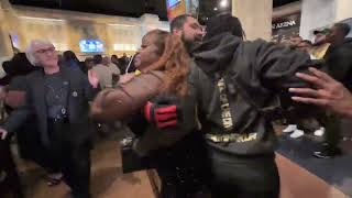 Major Brawl after shakur Valdez fight at MGM