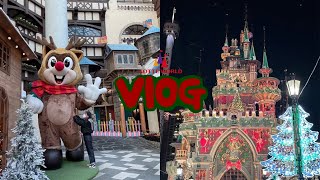 [VLOG]🎄롯데월드 브이로그🎄| 놀이동산 데이트 | 커플 브이로그 | 크리스마스 미라클 ☃️ | 공차, 라라코스트, 걸작떡볶이