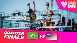 Ana Patrícia/Duda vs. Scoles/Flint - Quarter Finals Highlights Montréal 2023 #BeachProTour