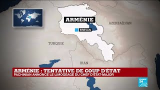 Tentative de coup d'État en Arménie : N. Pachinian annonce le limogeage du Chef d'État-Major