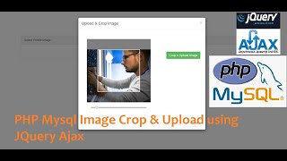 PHP Mysql Image Crop & Upload using JQuery Ajax