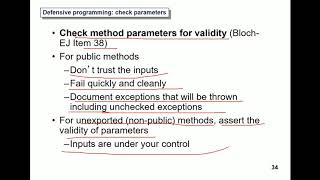 Java good practice - defensive programming - immutability