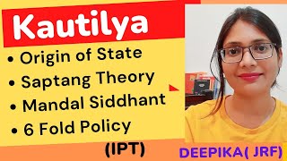 Kautilya's Political Thought || Saptang Theory and Mandal Siddhant