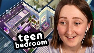 i tried decorating the TINIEST bedroom possible in the sims