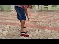 asmr cleaning u0026 sweeping the concrete tiles floors with hard brush no talking