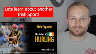 Rob Reacts to... The Rules of Hurling - EXPLAINED!