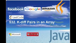 Leetcode | 521. K- diff Pairs in an Array | Java
