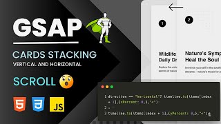 GSAP Scroll Effects: Card Stacking Animation Tutorial (2026) 🚀✨
