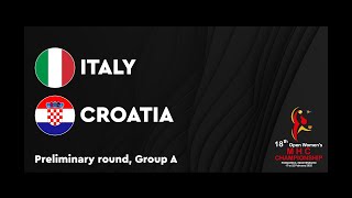 Mediterranean Handball Championships 2025: Italy - Croatia