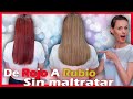 ♦como Hacer EXTRACCION COLOR + montaje De MECHAS sin DAÑAR el CABELLO// TUTORIAL COMPLETO