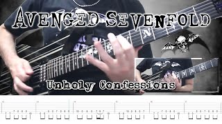 Avenged Sevenfold - Unholy Confessions (Guitar Cover + TABS)