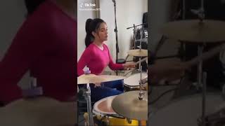 Jane De Leon Playing drums / Tiktok