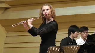 渔舟唱晚 Singing in a Fishing Boat in the Dusk, Elzbieta Wolenska flute